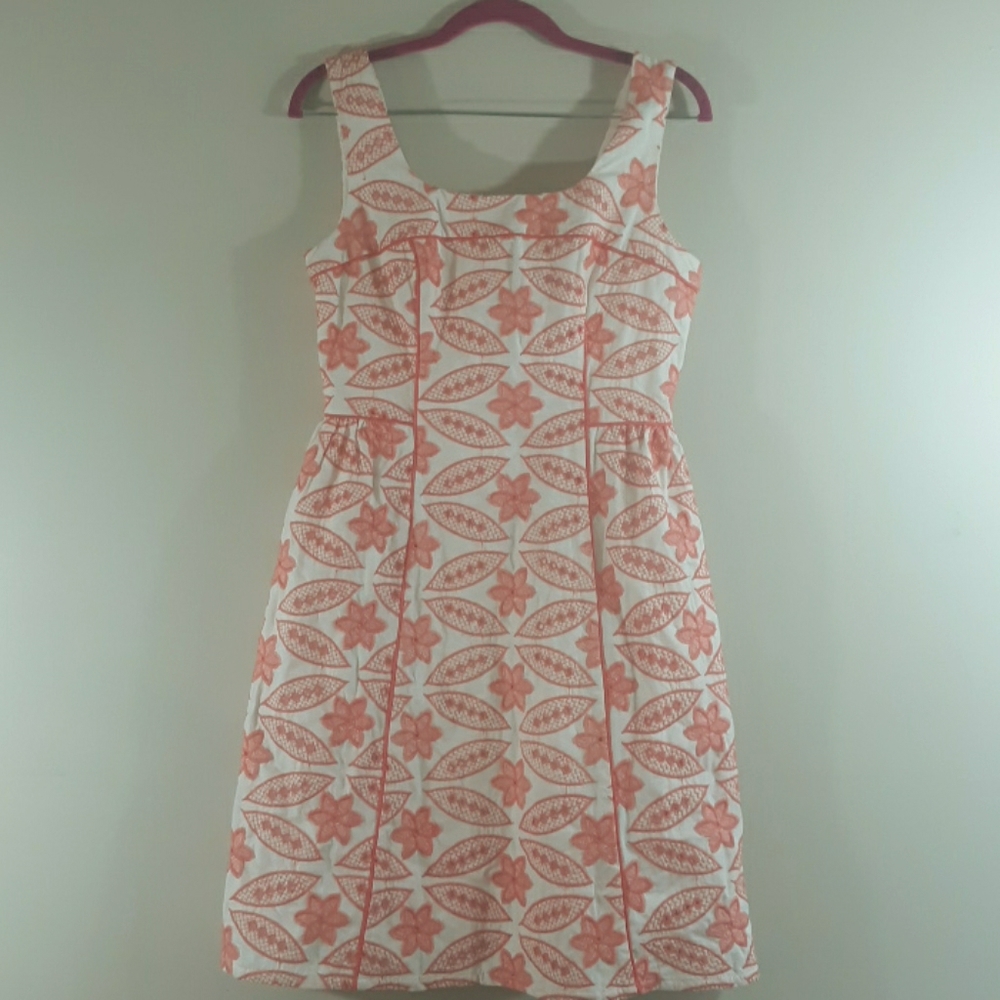 Adrianna Papell Sleeveless Embroidered Dress